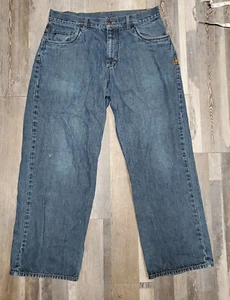 Hurley Jeans Men’s Size 34 (33x27) Medium Wash High Rise Straight Cut Denim - Picture 1 of 10