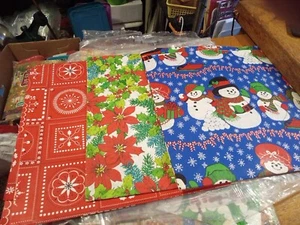 Geschenkpapier Weihnachten Vintage 6 Stück - Bild 1 von 5