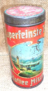 Original 1920s Litho can tin advertising for L. Bachmayer Kaffee Gross Rosterei - Picture 1 of 9