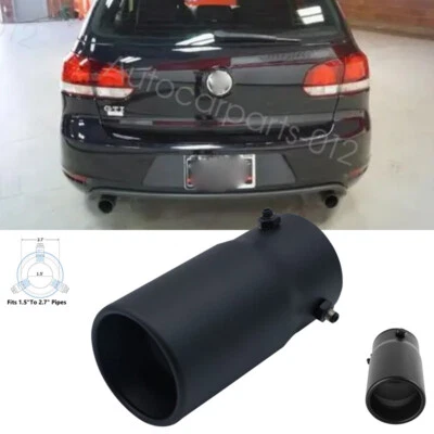 For Volkswagen GTI Car Exhaust Pipe Rear Tail Throat Muffler Stainless Steel Foto 1 de 4