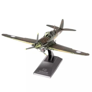 Metal Earth: P-40 Warhawk 3D Laser Cut Steel Model Kit Fascinations Plane - Picture 1 of 6