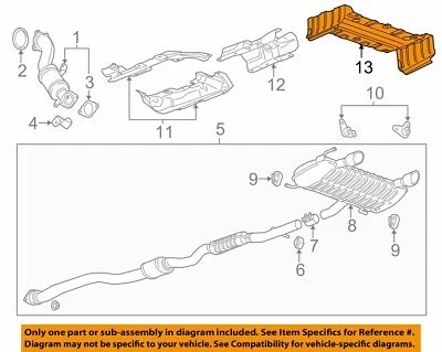 Cadillac GM OEM 2018 ATS Exhaust Heat Shield 23237464 New in box - Image 1 of 2
