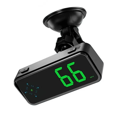 Portable Mini LED Digital Speedometer for GPS Car HUD Head Up Display MPH/KMH - Image 1 of 4