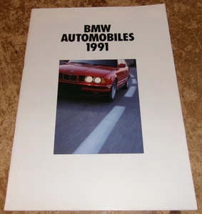 BMW Automobile Prospekt 1991 in schönem Zustand gebraucht - Bild 1 von 2