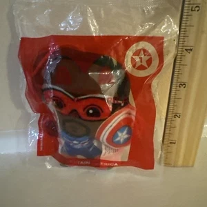 McDonald’s Happy Meal Marvel Captain America Sam Wilson 5 Zoll Spielzeug Plüsch Neu Versiegelt - Bild 1 von 2