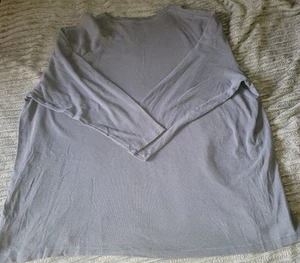 Harbor Bay Men's 6XL Grey long sleeve pullover T shirt - Picture 1 of 3