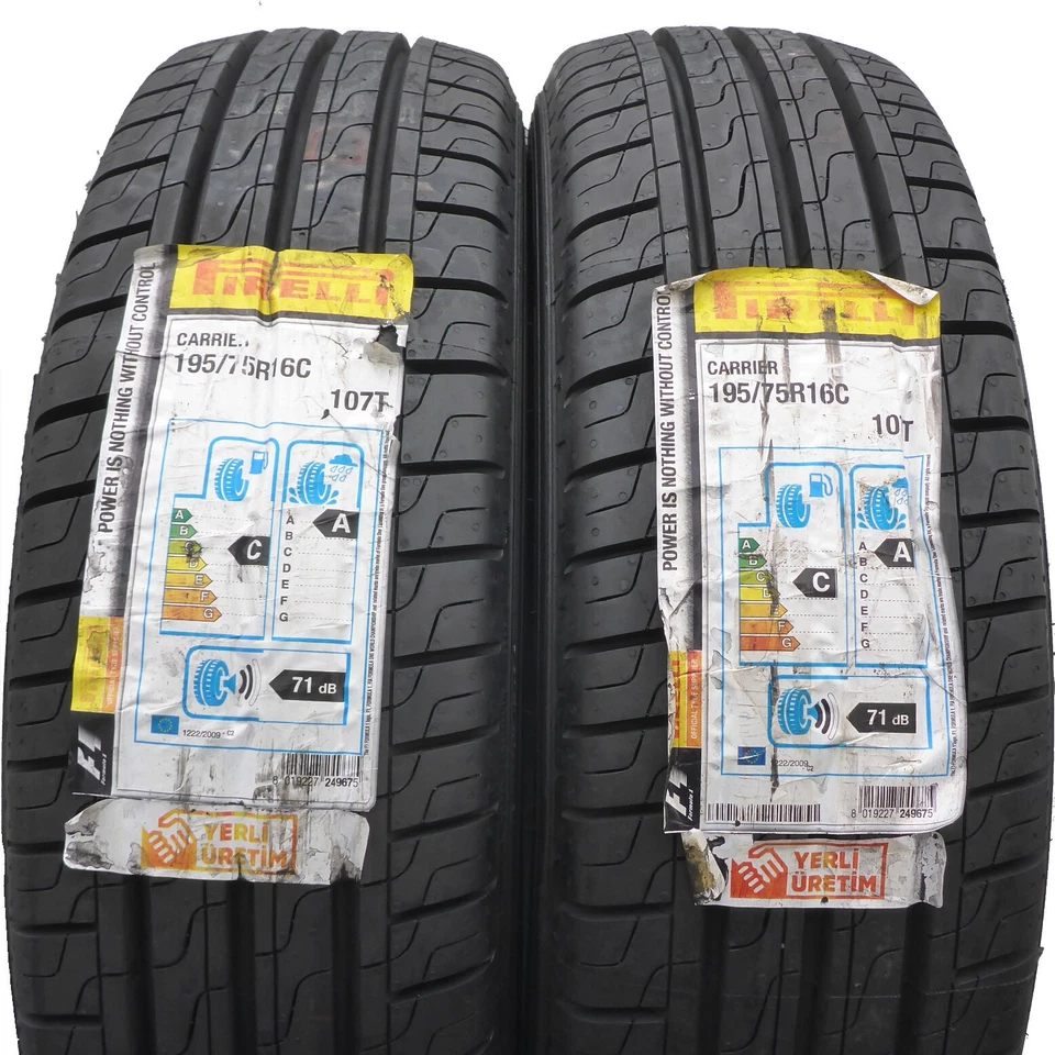 195 75 16C 2x PIRELLI 195/75 R16C 107/105T Neumáticos De Verano 2019 VOLL - Imagen 1 de 4
