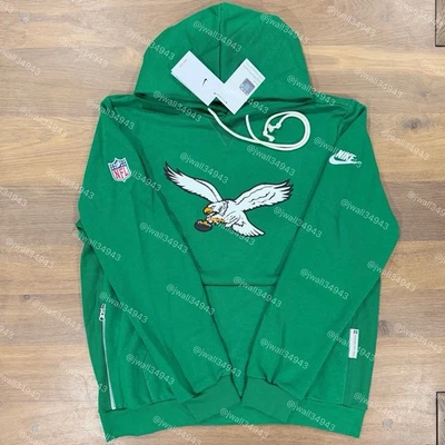 Nike Philadelphia Eagles 2025 NFL Sideline Hoodie Kelly Green Alt Standard Issue - Image 1 of 4