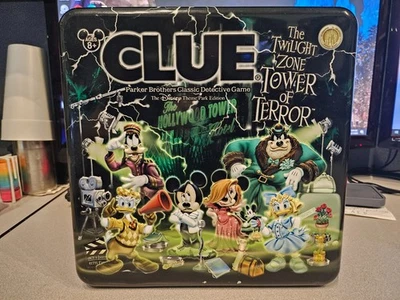 Disney Clue The Twilight Zone Tower Of Terror 2007 juego de mesa completo - firmado Foto 1 de 4