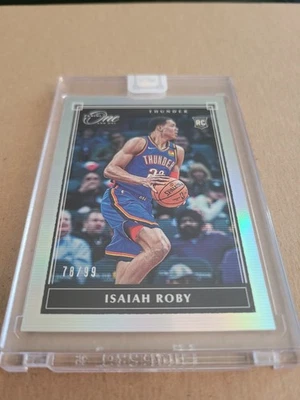 2019-20 Panini One And One Silver Prizm 78/99 Isaiah Roby RC - Image 1 of 4