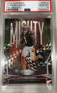 2022 Panini Certified The Mighty - Ja Mar Chase #TM-16 PSA10 - POP 2 - Picture 1 of 1