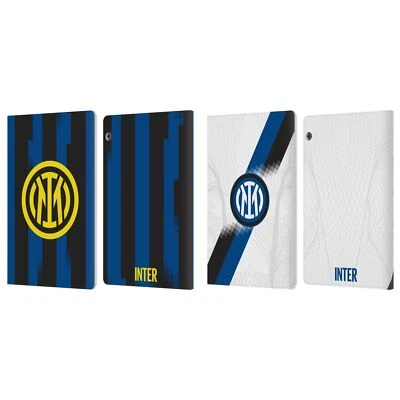 INTER MILAN 2023/24 CREST KIT LEATHER BOOK WALLET CASE FOR HUAWEI XIAOMI TABLET - Image 1 of 4