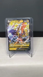 Pokemon TCG Sword and Shield 072/202 Tapu Koko V Holographic Rare Card - Picture 1 of 2