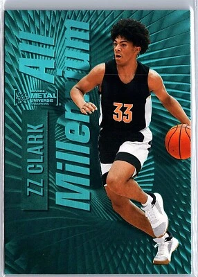 2023 Metal Universe Champions - ZZ Clark #135 All Millennium Aqua - Image 1 of 2