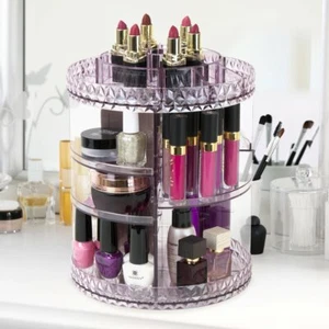 Sorbus Rotating Makeup Organizer, Rotating Adjustable Carousel Storage 9"X11" - Picture 1 of 3