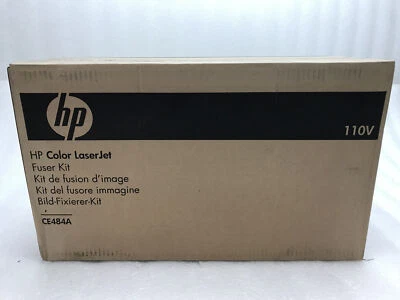 Genuine OEM Sealed HP Color LaserJet CE484A 110V Fuser Kit ~150,000 Pages CE484A - Image 1 of 4