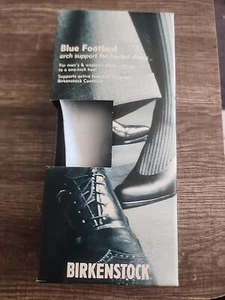 Birkenstock Blue Footbed Arch Support Shoe Liners Women 12 Men 10 New READ - Picture 1 of 4