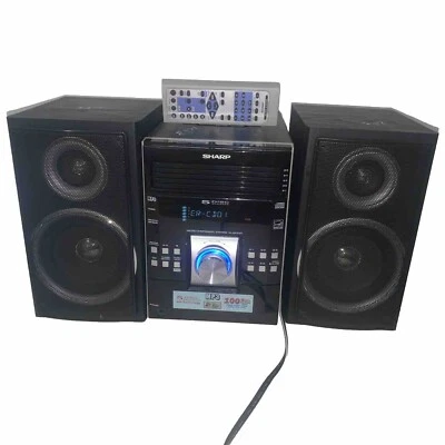 Sharp XL-DK225 Micro Component System 5-Disc Player Ipod Dock, with Remote - Image 1 of 2