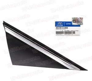 GENUINE ® Fender Corner Molding Chrome RIGHT for 15-19 Hyundai Sonata 86190C1000 - Picture 1 of 1