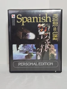 SPANISH Visual Link Personal Edition. U.S. Institute of Languages 12 CDs Used  - Picture 1 of 4