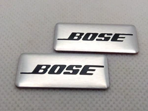 BOSE set of 2 BADGE SPEAKER EMBLEMS 35mm x 15mm Peel & stick - Picture 1 of 5