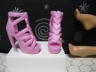 SHOES Fit 11.5"-12" Integrity/Hamilton Toy CANDI DOLL-PINK PEARL HEART PEEP TOE