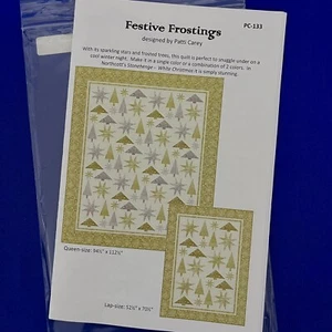 Quilt Woman FESTIVE FROSTINGS Quilt Pattern by Patti Carey PC-133 - Picture 1 of 3