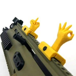 Novel Gesture Sighters for 0.83"" Wide Rail Mount Base Modification Accessories - Picture 1 of 12