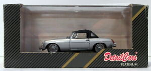 Detail Cars 1/43 Scale Diecast 513 - MG MGB MkII Soft Top - Silver