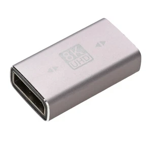 Displayport 8K@60Hz Coupler Adapter Female to Female Cable Joiner Gold Plated - Afbeelding 1 van 5
