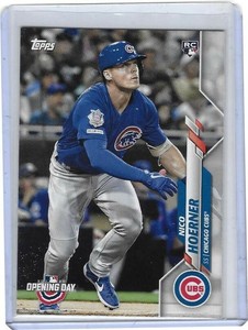 Nico Hoerner 2020 Topps RC's Opening Day #12/Fire #3/Allen&Ginter Debut #DTR-13 