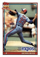 1991 Topps #48c Dennis Boyd - Montreal Expos