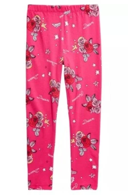 Leggings Princesa Estampado Floral DISNEY Niñas Pequeñas Rosa Brillante Talla 6X Nuevos con Etiquetas Foto 1 de 4
