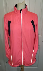 Brooks Women's XL Running Jacket Windbreaker Shelter Technology Pink Waterproof - Picture 1 of 8