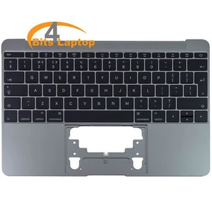 Apple Macbook 12" Retina A1534 2016-2017 gris Topcase reposamanos con teclado Reino Unido - Imagen 1 de 3