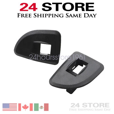 2x For 2009-2013 GMC Sierra 1500 Extended Cab Rear Window Switch Bezels Covers - Imagem 1 de 4