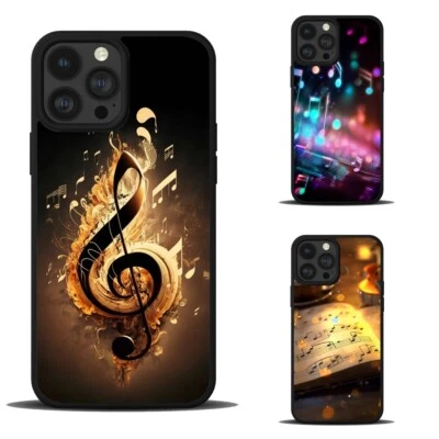 Estuches de música gráfica digital para iPhone 6 7 8 11 12 13 14 15 Pro Max Foto 1 de 4