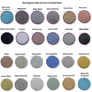 All New Crushed Gemstone Dust Powder Stone Healing Powder Sand Woodwork Inlays - Picture 1 of 96