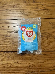 1998 McDonald’s Ty Teenie Beanie Baby #12 PEANUT the ELEPHANT - New in Bag - Picture 1 of 2