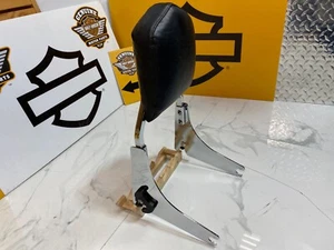 OEM FLD Switchback 12-16 Genuine Harley Dyna Sissy Bar, Passenger Backrest Seat - Picture 1 of 22
