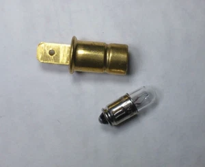 DASH INSTRUMENT PANEL LIGHT BULB SOCKET 1 PRONG W/ BULB AIR-COOLED VOLKSWAGEN - Picture 1 of 2