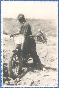 Motorcycle racing Sport 1950s Motocross Vintage photo