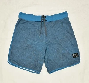 Costume da bagno uomo NRS taglia 34 blu stampa tavola pantaloncino sfoderato - Foto 1 di 8