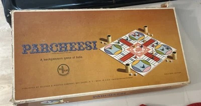 1959 Parcheesi Backgammon Board Game GOLD SEAL EDITION - Image 1 of 4