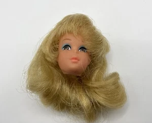 Vintage 1971 Barbie Busy Francie Twist N Turn TNT bambola solo testa #1170 MOD epoca - Foto 1 di 4