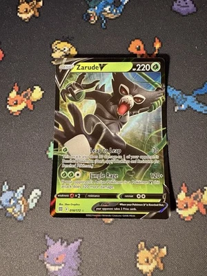 Pokémon Cards Zarude V 016/172 Ultra Rare Brilliant Stars - (NM) - Image 1 of 2