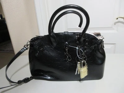 STEVE MADDEN DT627030 ЗАМОК И КЛЮЧИ БРЕЛОК СУМКА/НАПЛЕЧНАЯ СУМКА ЧЕРНЫЙ НОВЫЙ С ЯРЛЫКАМИ - Изображение 1 из 4