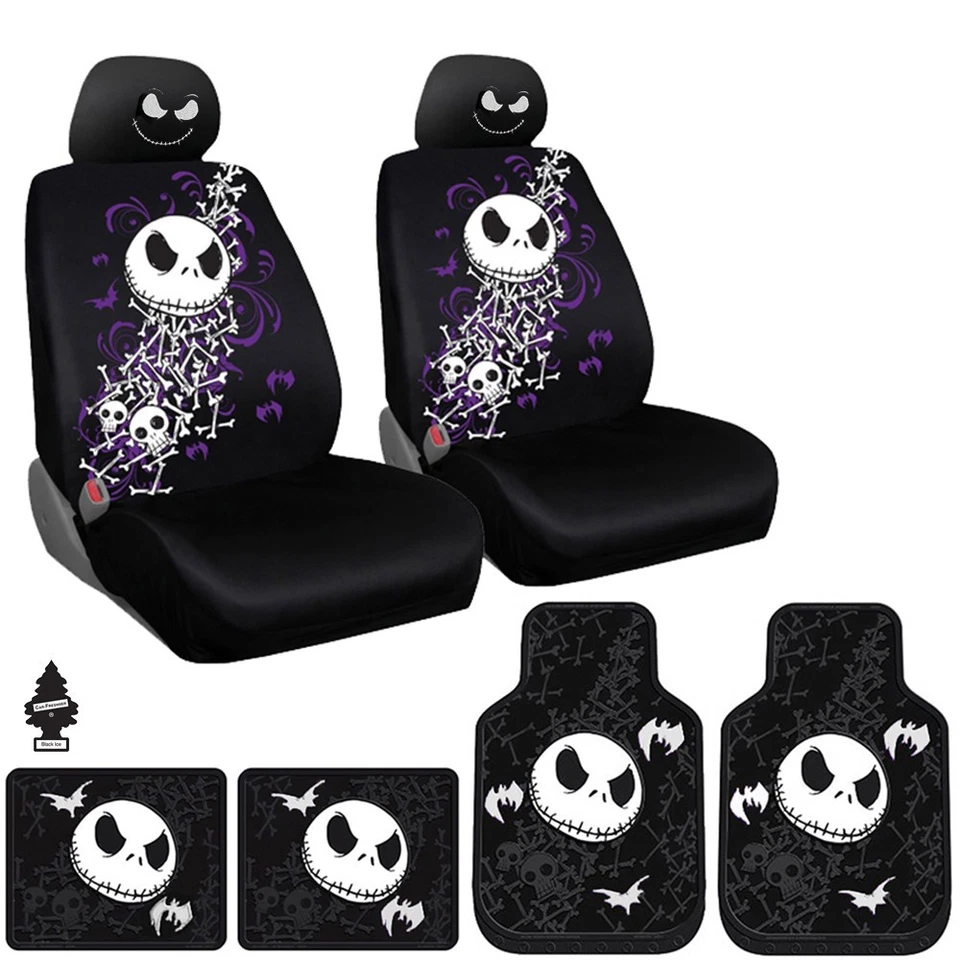 Juego de 11 fundas de asiento de coche y alfombrillas para Mazda Pesadilla antes de Navidad Foto 1 de 4