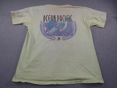 Camisa de Surf Vintage Ocean Pacific Para Hombres XL Amarilla Fiji Pro Clásica Años 90 Surf Foto 1 de 4