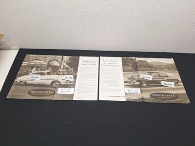 2 Vintage 1951 BUICK ADS Original Print Ad Literature - Image 1 of 3